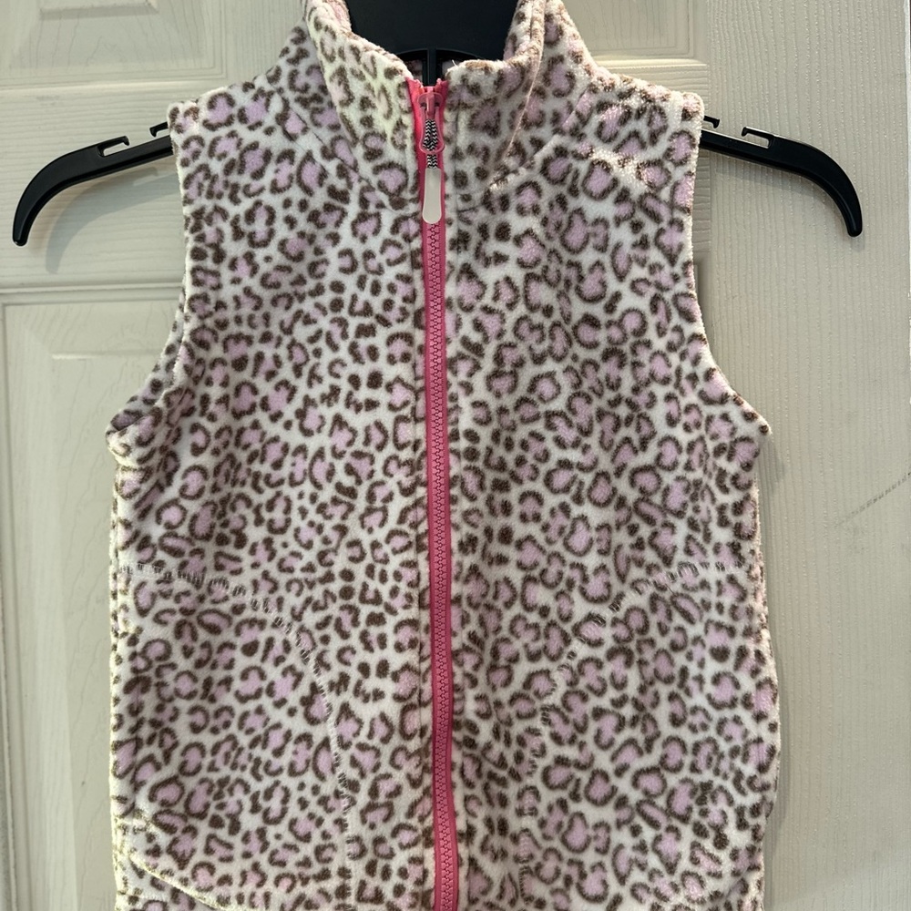 Leopard Print Kids Vest 4-5t